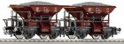 66038 Roco Set of 2 ballast cars with load